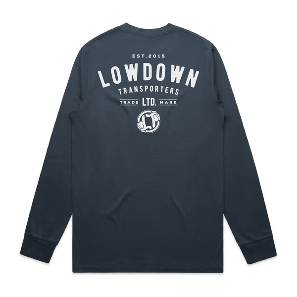 OG long sleeve tee - Petrol Blue
