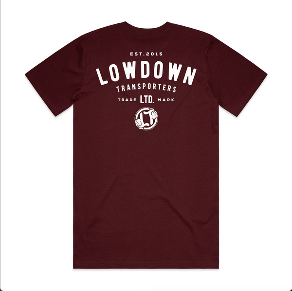OG tee - burgundy