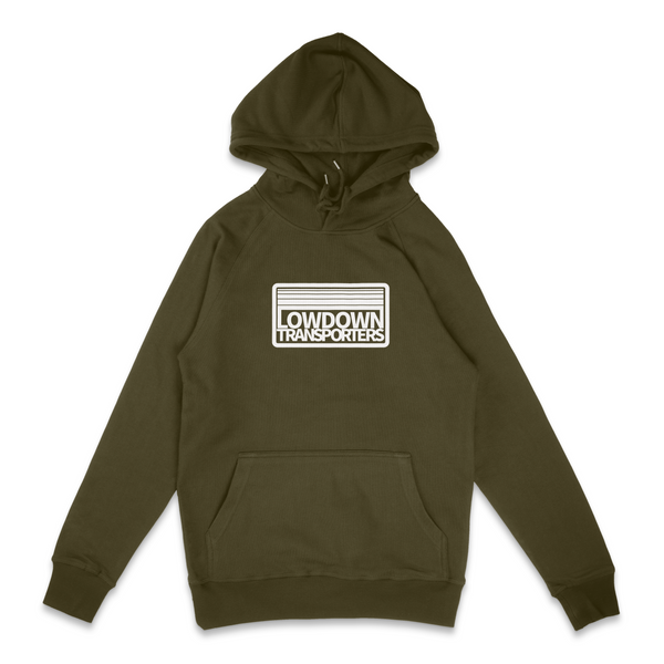 Retro logo hoodie - Army Green