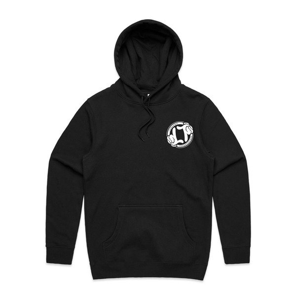 Black classic heavy pullover hoodie