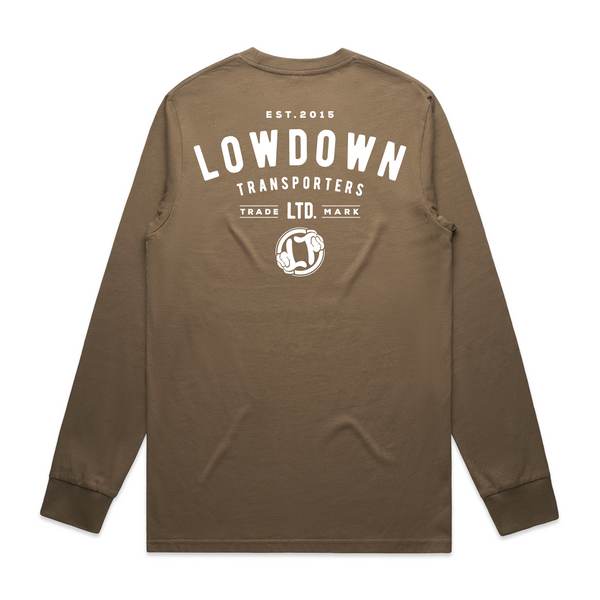 OG long sleeve tee - Walnut