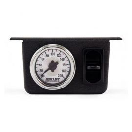 Air Lift 26161 - Single Needle Pressure Gauge w/ One Paddle Switch - 200P